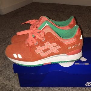men’s asics gel-lyte lll, size 8